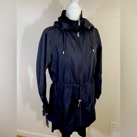 Jones New York Jackets & Blazers - Jones New York sz med jacket lightweight with hood in black